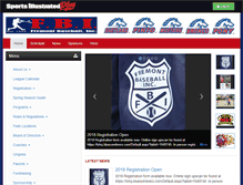 Tablet Screenshot of fremontbaseball.org